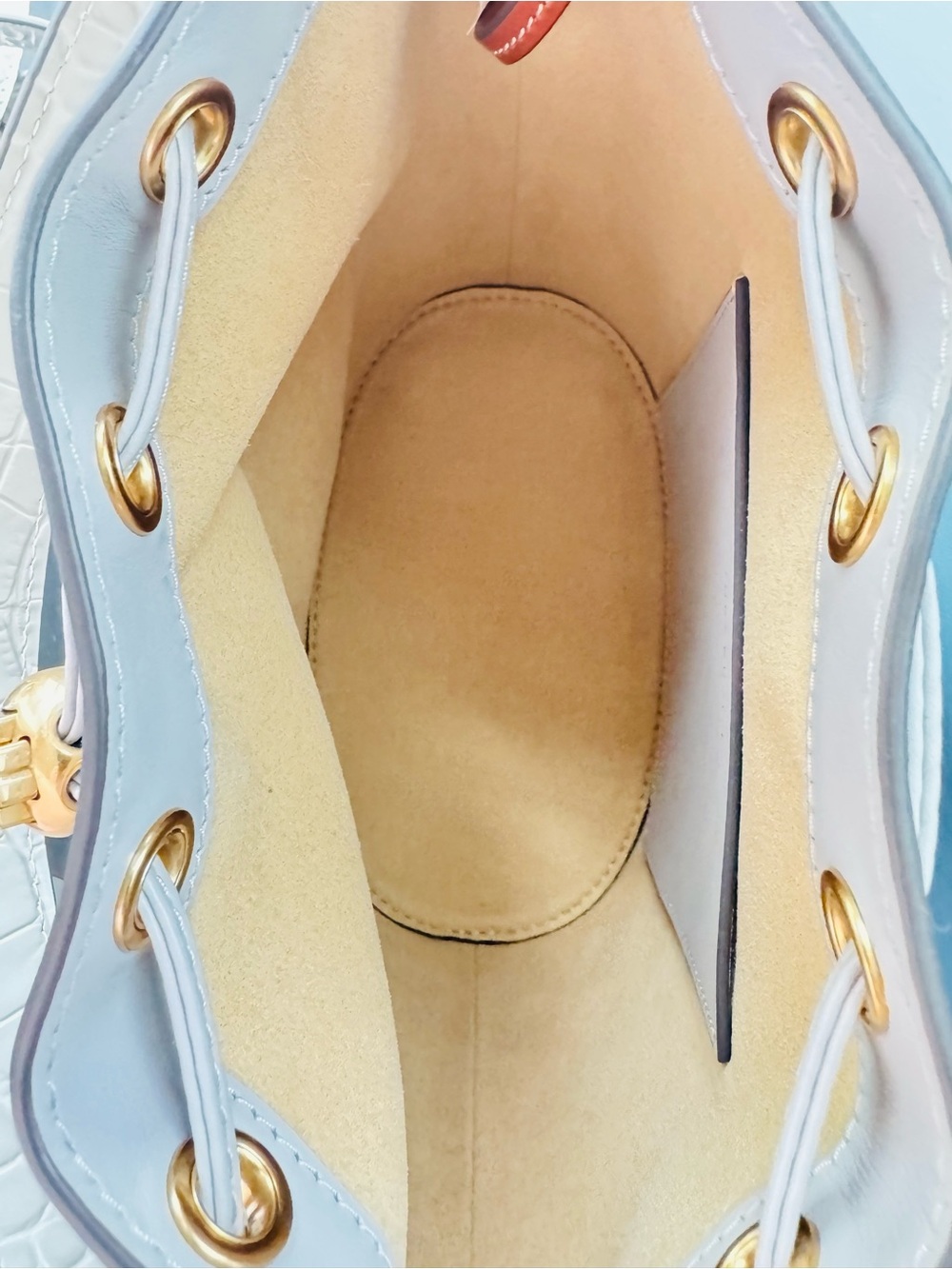 Tory Burch T Monogram Cloud Jacquard Bucket Bag - Picture 5 of 8